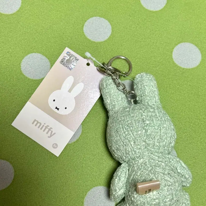 [BUNJANG] Miffy Tweed Doll Charm New / 미피 트위드 인형키링 새상품
