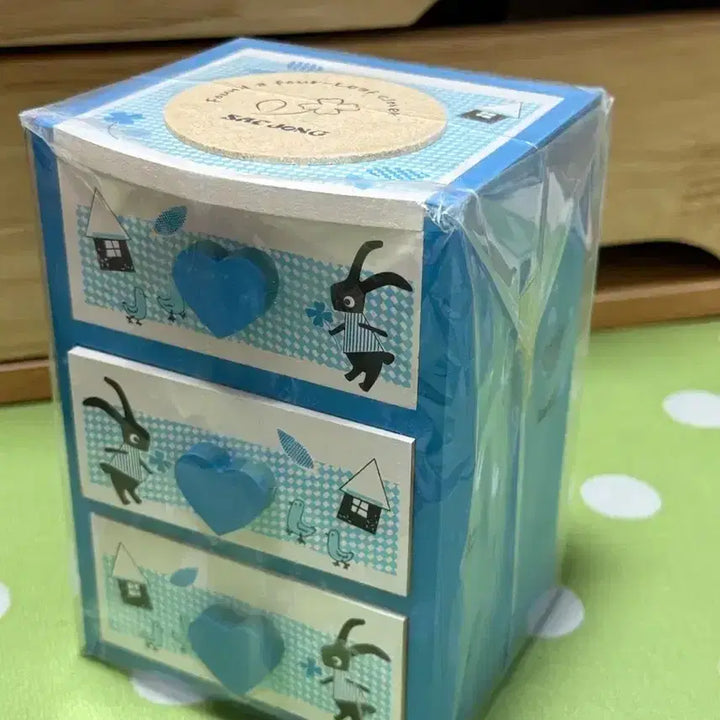 [BUNJANG] Vintage Multi-Purpose Drawer Organizer - New &amp; Unsealed / 고전 고전문구 다용도 서랍장 생활용품 정리 미개봉 새상품