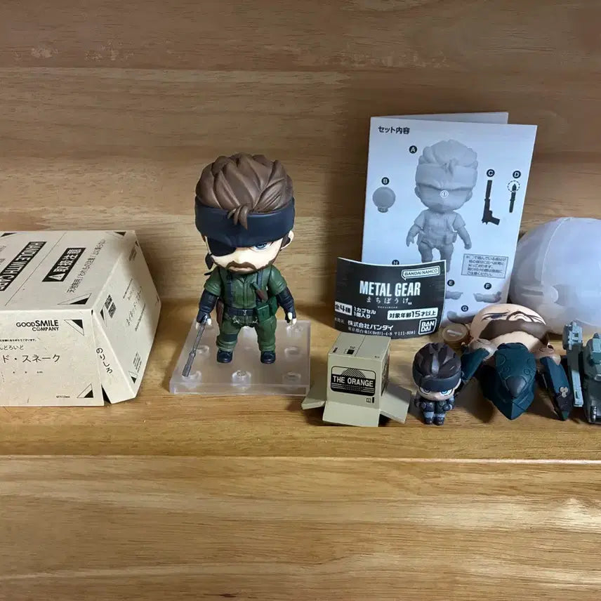 [BUNJANG] Metal Gear Solid: Naked Snake Nendoroid Figure Gacha Set / 메탈기어솔리드 내이키드 스네이크 넨도 피규어 가챠 세트