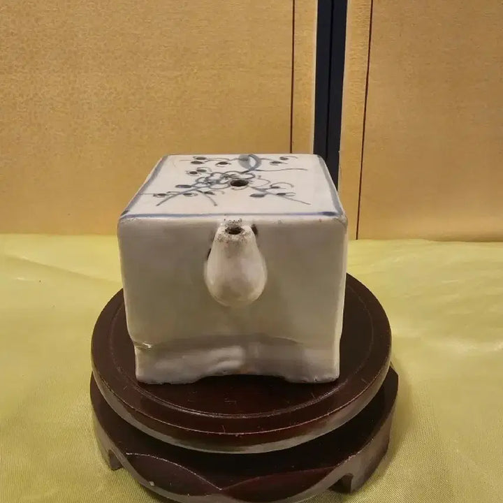 [BUNJANG] Blue and White Porcelain Plum Blossom Square Inkstone Case / 청화백자 매화문 사각연적.