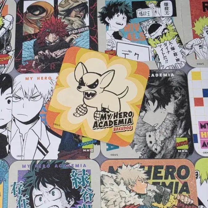 [BUNJANG] My Hero Academia Art Coaster Bundle Set / 나의 히어로 아카데미아 아트 코스터 일괄