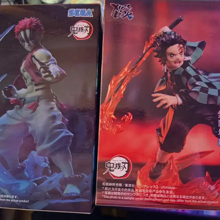 [BUNJANG] Sega Cross Link Akaza &amp; Tanjiro Bundle Set Figure / 세가 크로스링크 아카자,탄지로 일괄 팝니다.