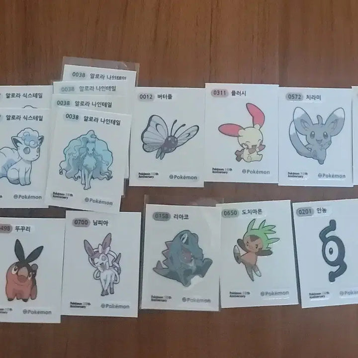 [BUNJANG] Pokemon Tteokbokki Stickers Season 5 / 포켓몬띠부띠부씰 시즌5 판매 교환해요