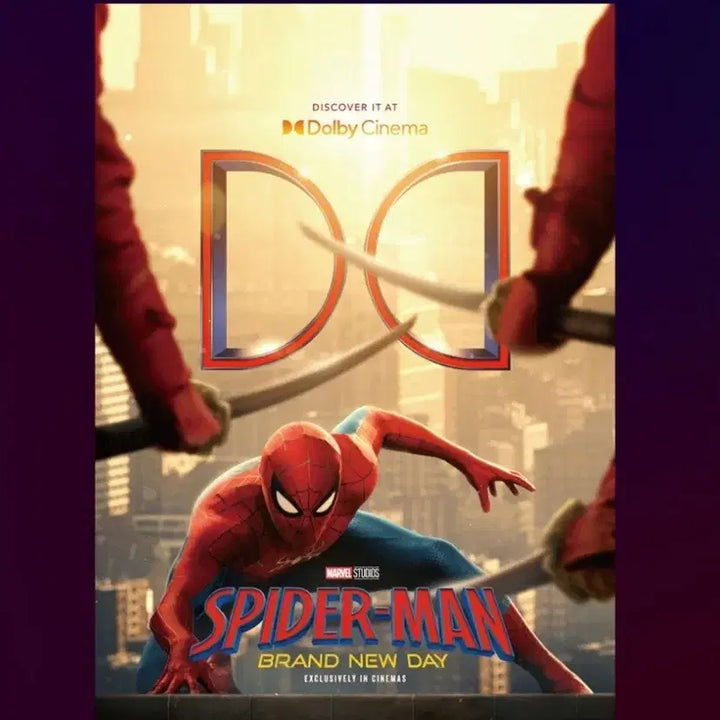 [BUNJANG] Spider-Man Brand New Day Dolby Poster (A3) / 스파이더맨 브랜드뉴데이 돌비 포스터(A3)