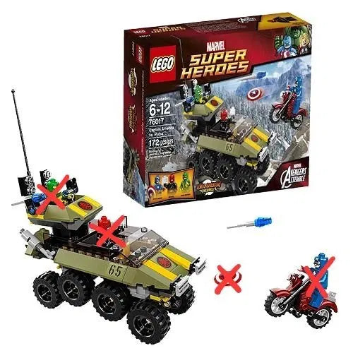 [BUNJANG] LEGO Marvel Avengers Hydra Car &amp; Motorcycle Bulk 76017 / (새제품) 레고 마블 어벤져스 히드라 자동차+오토바이(바이크) 벌크 76017