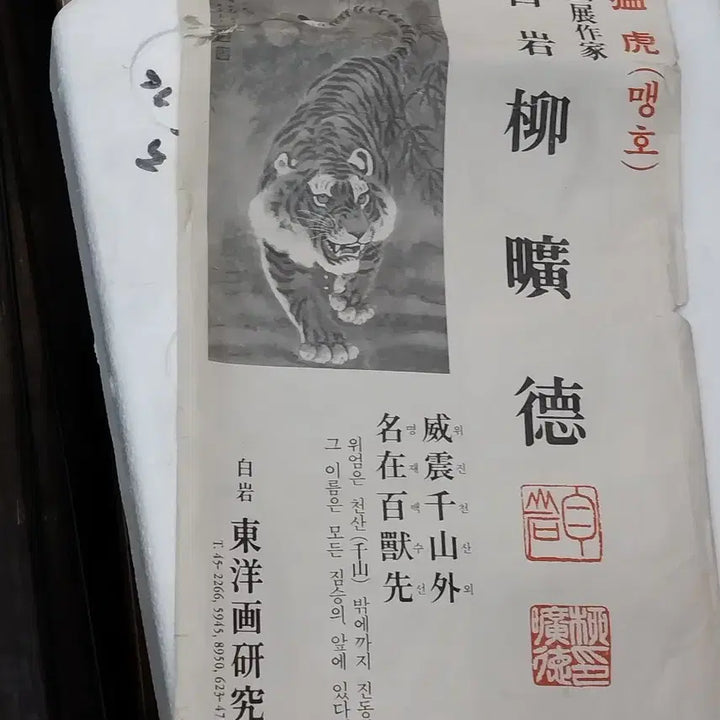 [BUNJANG] Tiger Painting Wall Art / 맹호,호랑이그림액자동양화