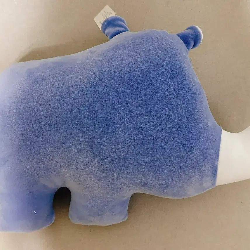 [BUNJANG] Rhinoceros Mochi Plush + Dinosaur Keychain / [택ㅇ/새상품] 코뿔소 모찌 인형(+공룡키링 인형)