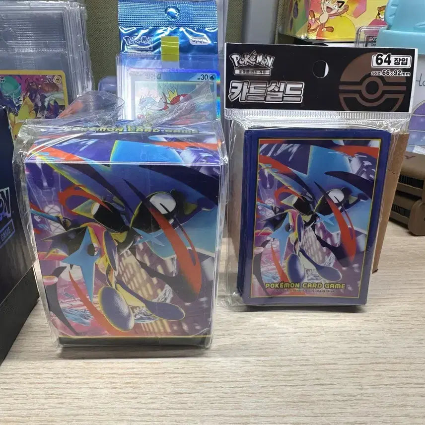 [BUNJANG] Ninja Spinner Pokémon Card Sleeves and Deck Case Set / 포켓몬 닌자스피너 카드 슬리브, 덱케이스