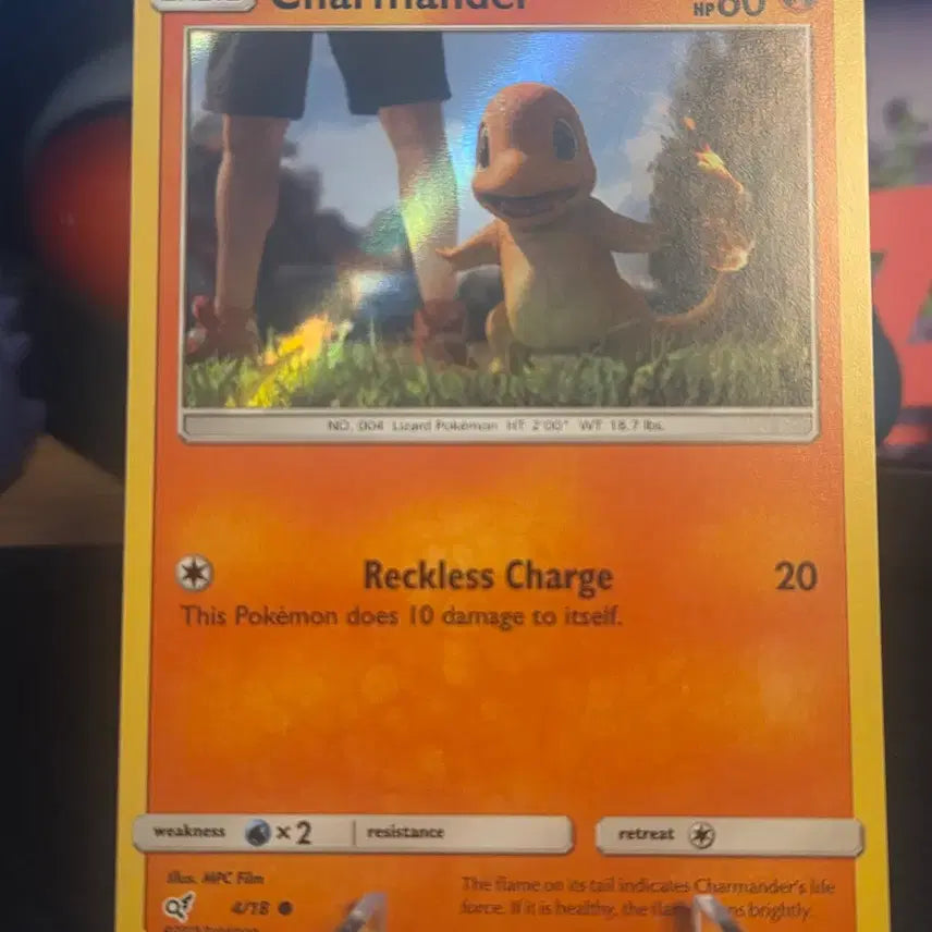 [BUNJANG] Detective Pikachu Charmander Photocard (North American Edition) / 북미판 명탐정 피카츄 파이리 4/18