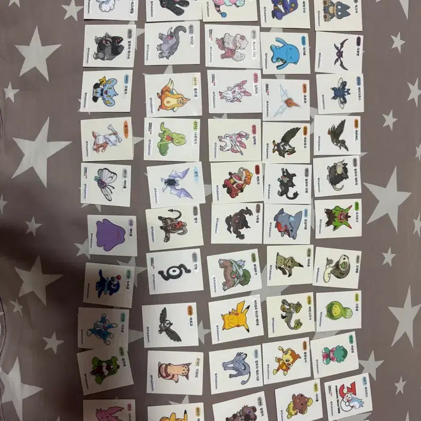 [BUNJANG] Pokemon Stickers Bundle / 포켓몬 띠부실(일괄, 각각 다 가능)