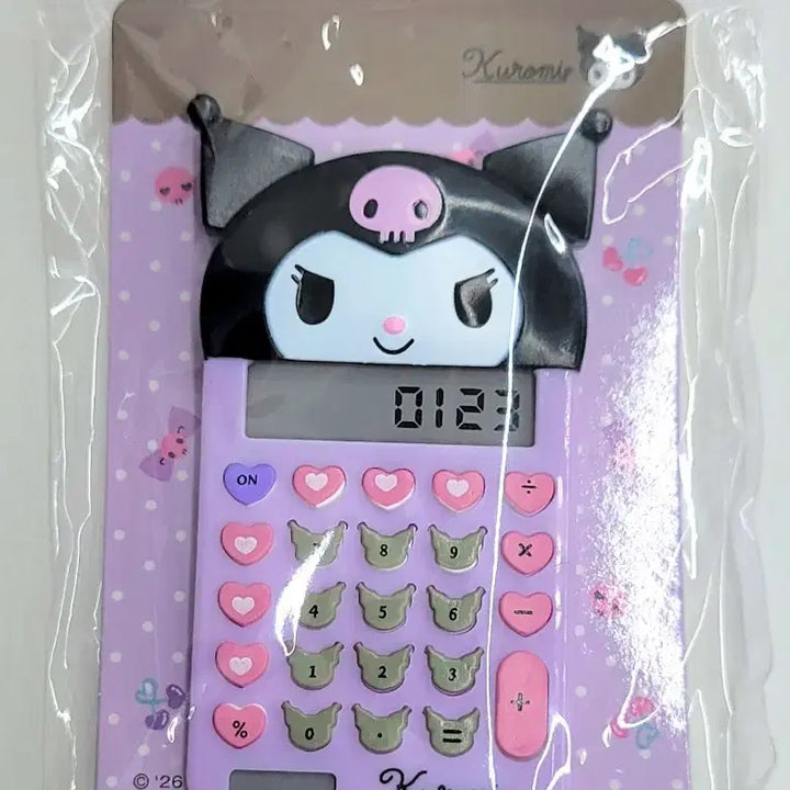 [BUNJANG] Sanrio Kuromi Mini Stationery Calculator Magnet / 산리오 미니 문구 마그넷 쿠로미