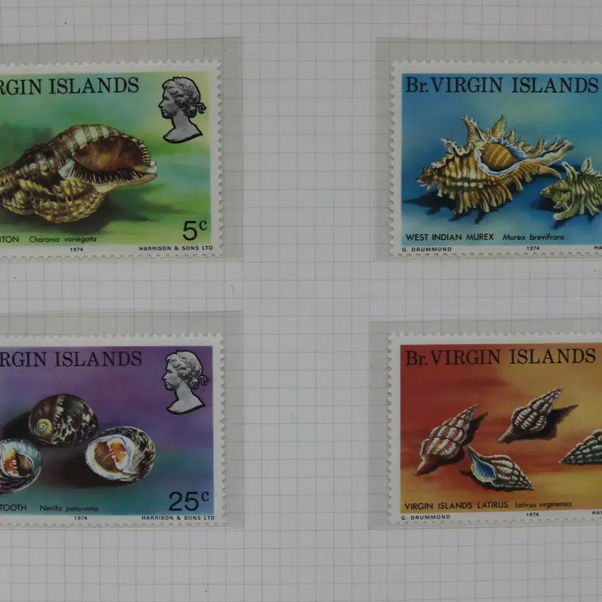 [BUNJANG] Iceland Stamps Sheet (1 Type), Singles (4 Types) / [외국 우표 NO.95] 아이슬랜드 시트1종 싱글4종