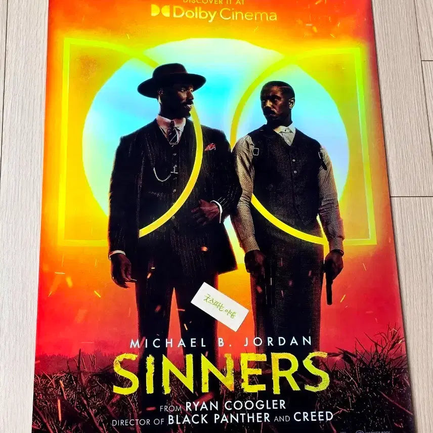 [BUNJANG] The Sinners Dolbly Cinema A3 Poster / [초희귀한정판]영화 더 씨너스 돌비시네마 DOLBY 포스터(A3)