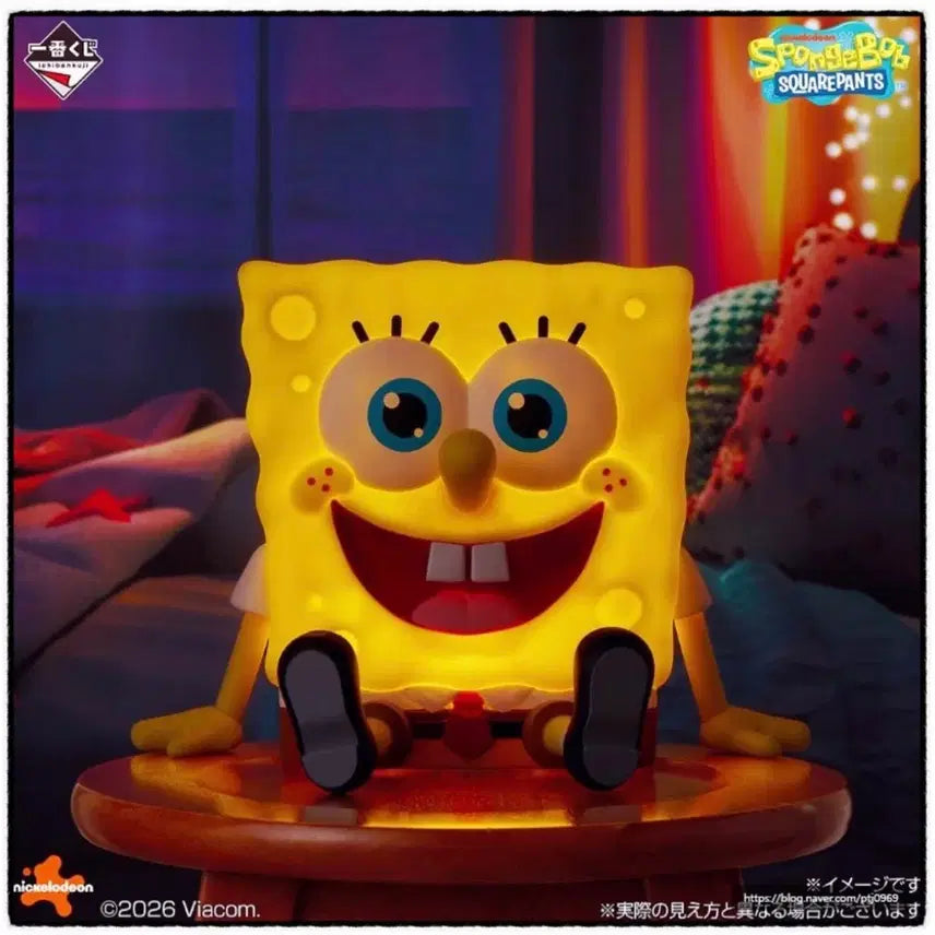 [BUNJANG] SpongeBob SquarePants Sofubi Light (A Grade) / A상 스폰지밥 소프비 라이트 (새상품 박스상태 최상)
