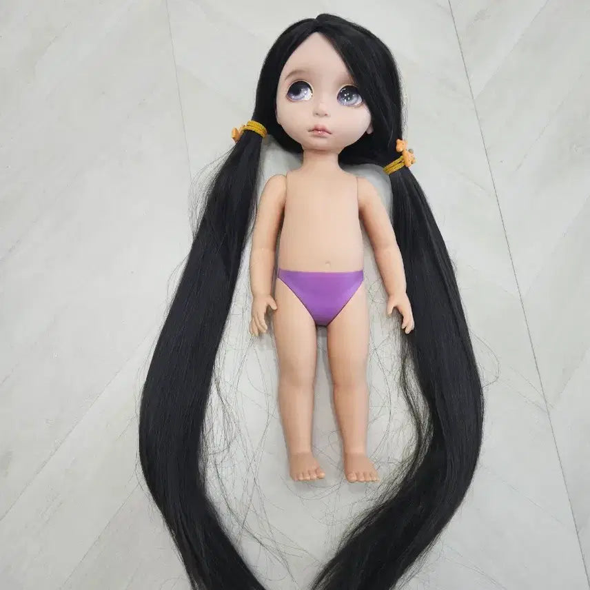 [BUNJANG] Disney Baby Doll Rapunzel Repainted Doll / 베이비돌 라푼젤