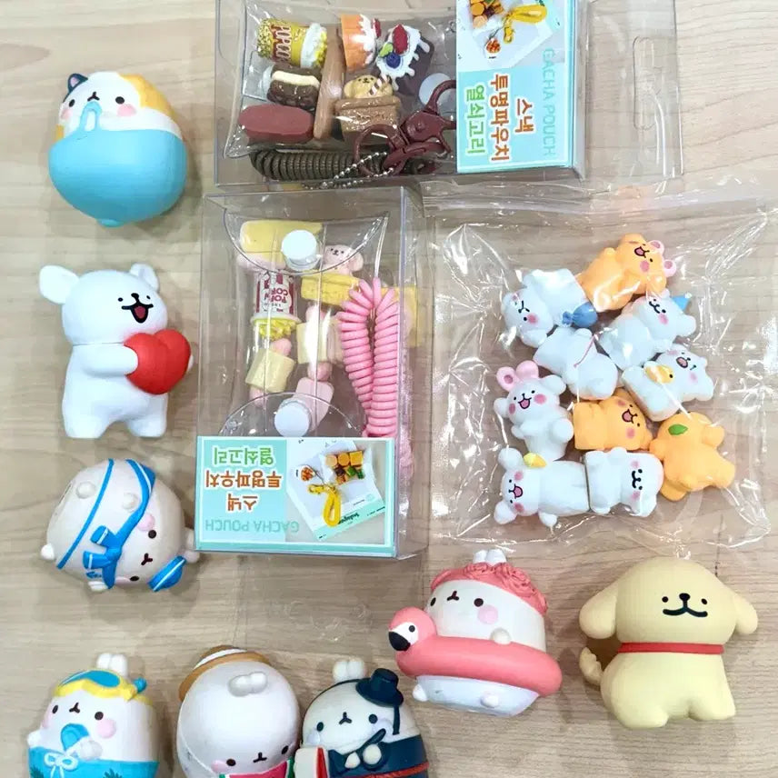 [BUNJANG] Maltese Molrang Gacha Figure Miniature Set / 몰티즈 몰랑이 말티즈 가챠 피규어 미니어쳐 세트 일괄 처분