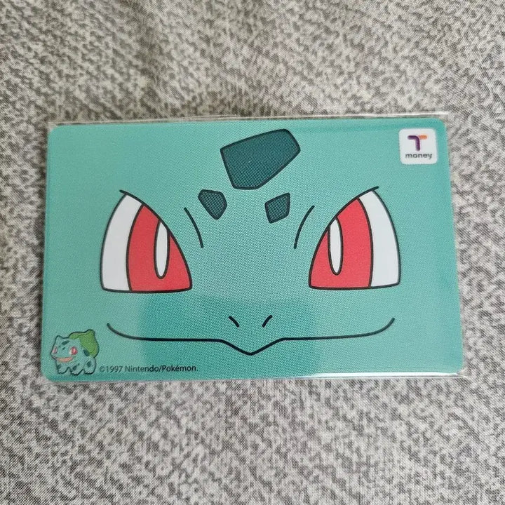 [BUNJANG] 2015 Limited Edition Pokemon Bulbasaur Face Transportation Card / 2015 고전 포켓몬스터 얼굴 교통카드 (한정판) 이상해씨