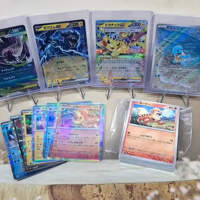 [BUNJANG] Pokemon Card Japanese Edition Unrepeated Random 60 Card Set with Bonus Items / 포켓몬카드 일본판 "정품" 무중복 랜덤 60장 세트 (사은품 증정)