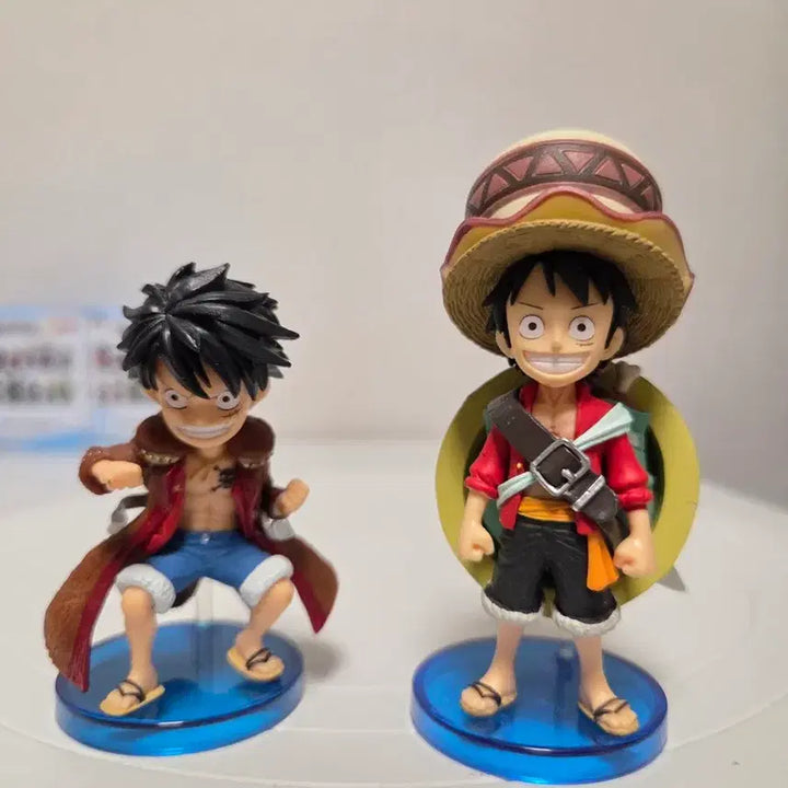 [BUNJANG] One Piece Luffy Figure Set (2 Figures, No Box) / 원피스 루피 피규어 2개 세트(노박스)