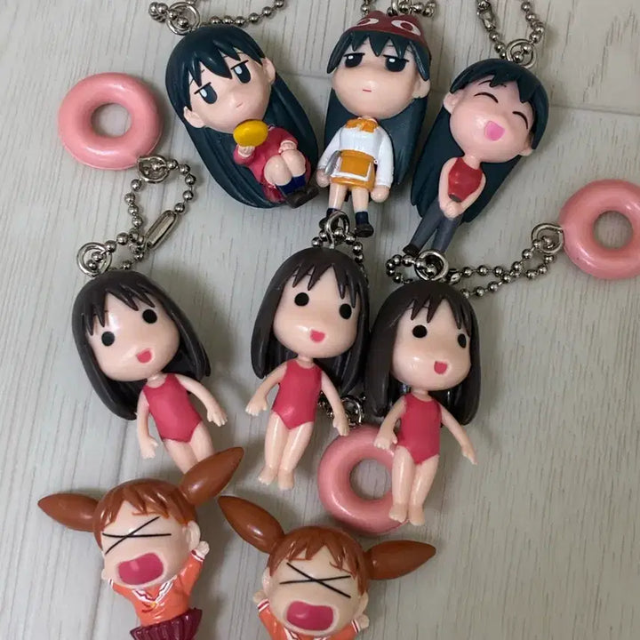 [BUNJANG] Azumanga Daioh Bundle Set Keychains / 아즈망가대왕 키링 일괄