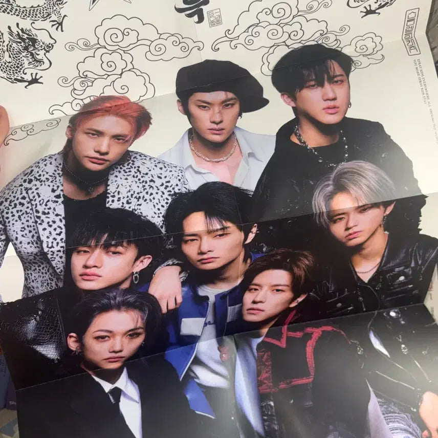 [BUNJANG] Stray Kids Han Jisung Album Inclusions Sticker Set / 한지성스티커! 스키즈 앨범 (포스터,스티커,포토북 포함)