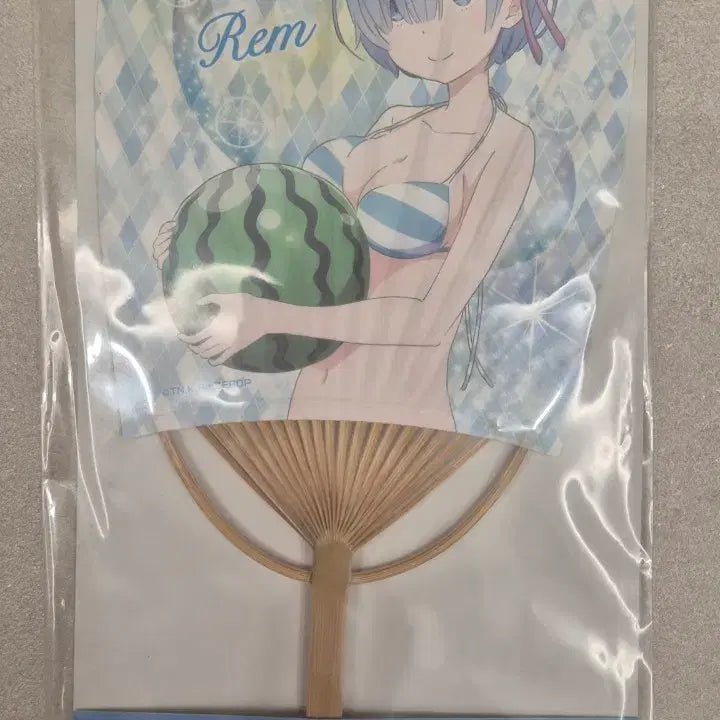 [BUNJANG] Re:Zero Rem Mini Uchiwa Fan / 리제로 렘 미니 우치와/부채