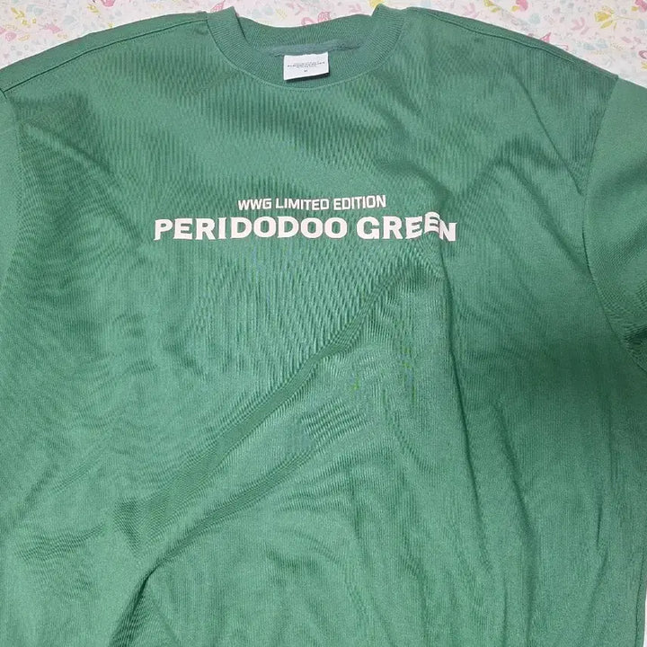 [BUNJANG] Woowakgood Peridotite Green T-Shirt M / 우왁굳즈 페리도두 그린 M