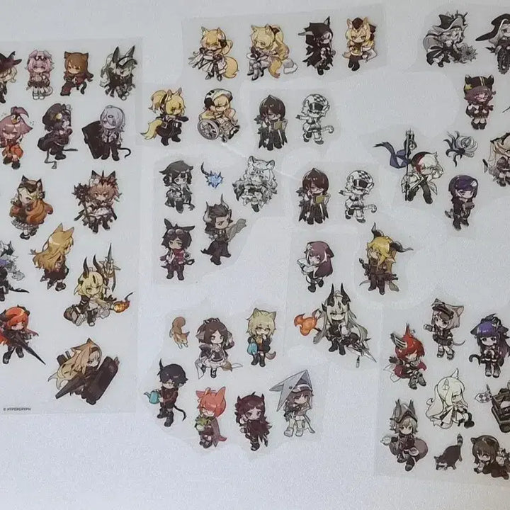 [BUNJANG] Arknights Terra Exploration Sticker Set / 명일방주 명방 테라탐사 스티커