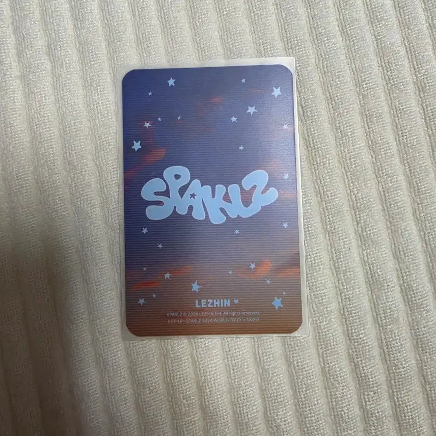 [BUNJANG] Backlight Taiwan Sparkles POB Photocard / 백라이트 대만 스파클즈 특전