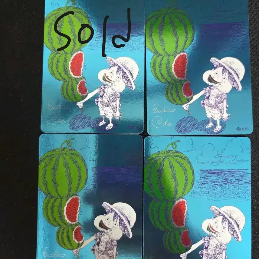 [BUNJANG] One Piece Natsukomi Watermelon Luffy Card / 원피스  나츠코미 수박루피 카드