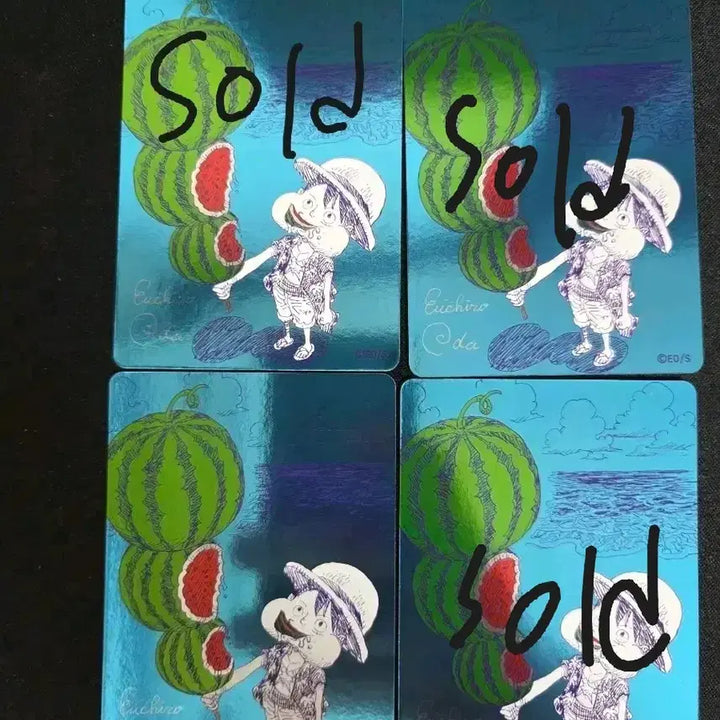 [BUNJANG] One Piece Natsukomi Watermelon Luffy Card / 원피스  나츠코미 수박루피 카드