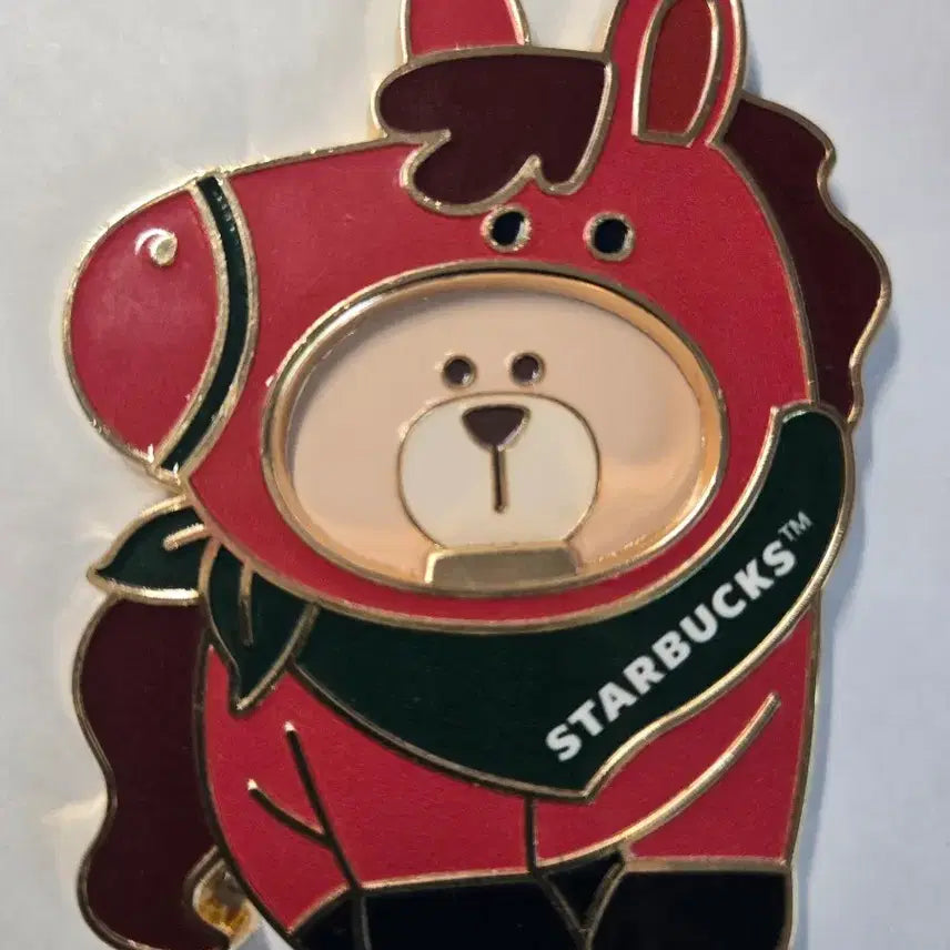 [BUNJANG] Starbucks Bearista Red Horse Magnet / 스타벅스 베어리스타 붉은말 마그넷
