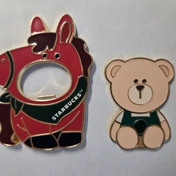[BUNJANG] Starbucks Bearista Red Horse Magnet / 스타벅스 베어리스타 붉은말 마그넷