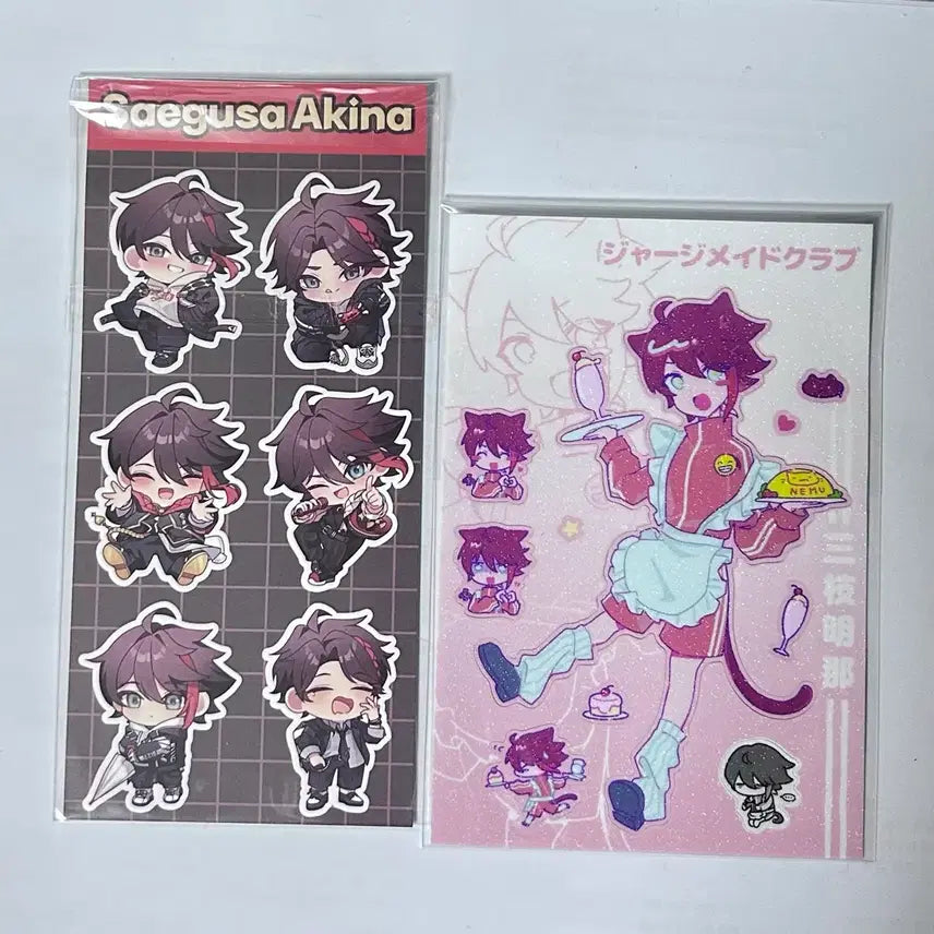 [BUNJANG] Saegusa Akina Unofficial Sticker Set / 니지산지 사에구사 아키나 비공식 스티커