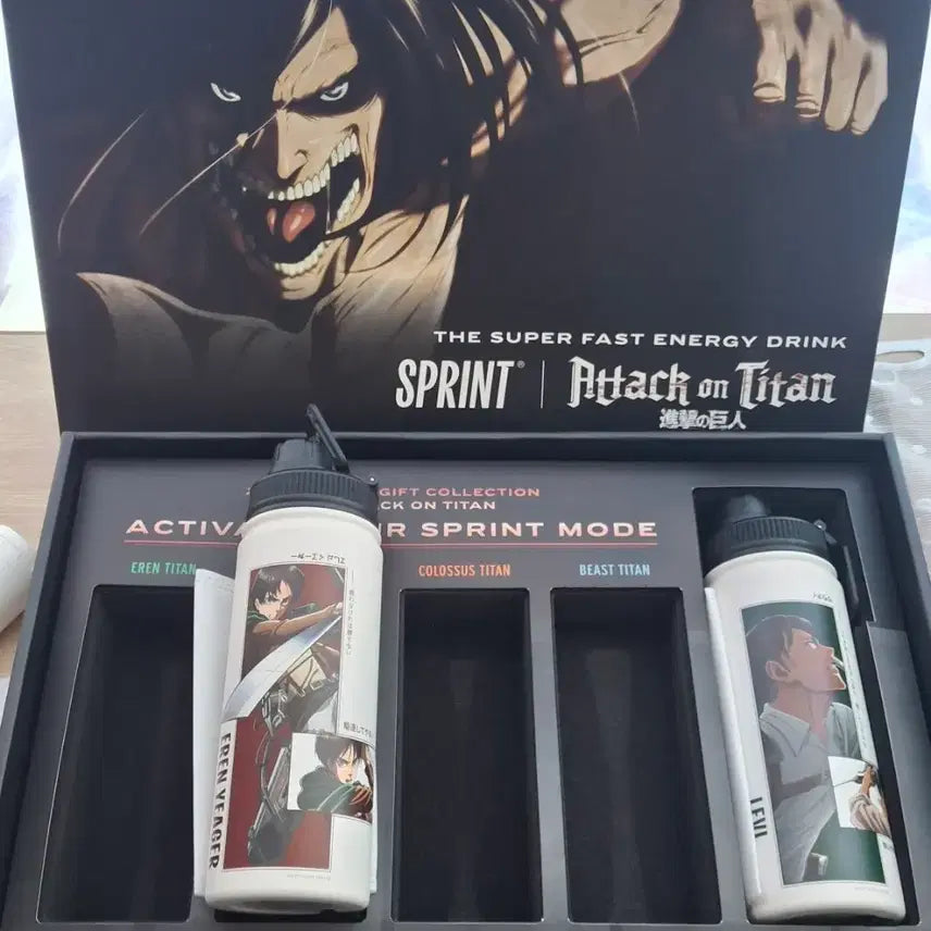 [BUNJANG] Attack on Titan Levi &amp; Eren Sprint Figure Set / 진격의 거인 스프린트 리바이+에렌