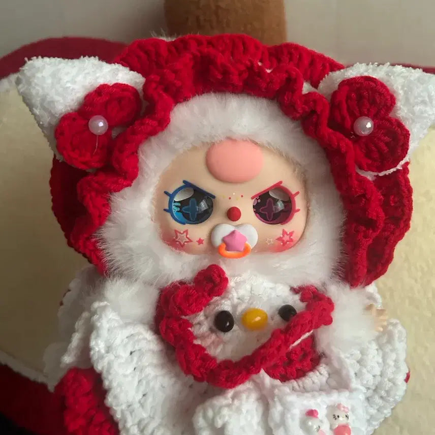 [BUNJANG] Baby3 Kitty Knitwear Custom Doll / 배이비쓰리 키티뜨개옷 커스텀인형
