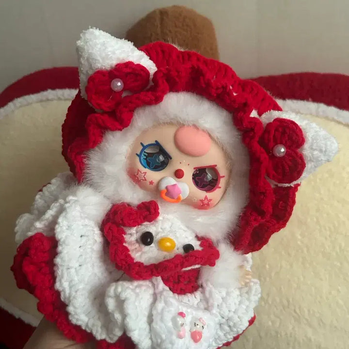 [BUNJANG] Baby3 Kitty Knitwear Custom Doll / 배이비쓰리 키티뜨개옷 커스텀인형