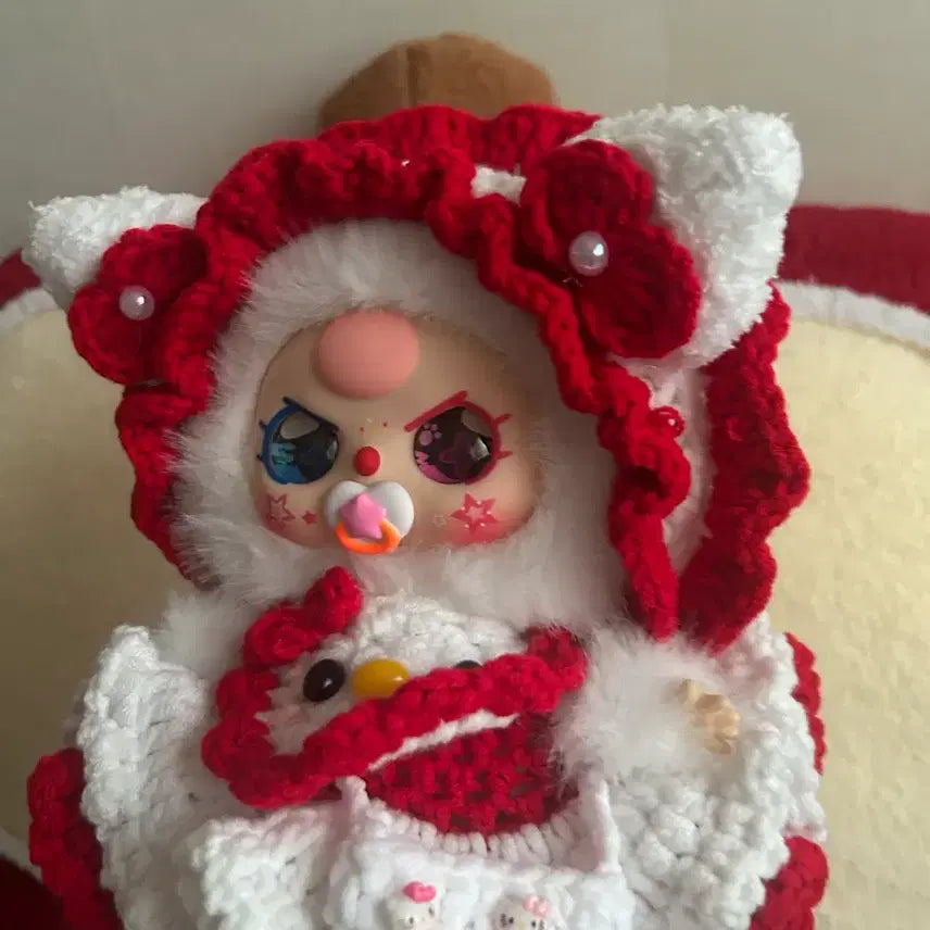 [BUNJANG] Baby3 Kitty Knitwear Custom Doll / 배이비쓰리 키티뜨개옷 커스텀인형