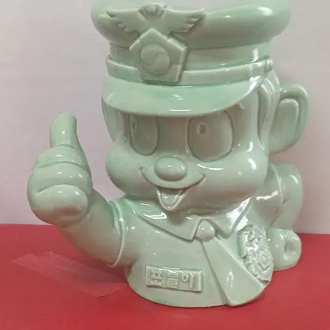 [BUNJANG] Police Character Podori Ceramic Figurine / 경찰 캐릭터 포돌이 도자기 피규어