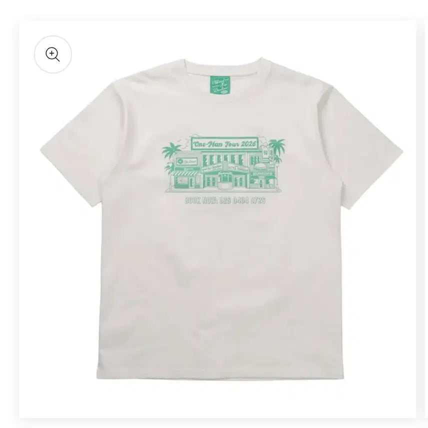 [BUNJANG] Official Higedan One-Man Tour 2026 T-Shirt - White (L) / [L] 히게단 one-man tour 2026 티셔츠 / 화이트