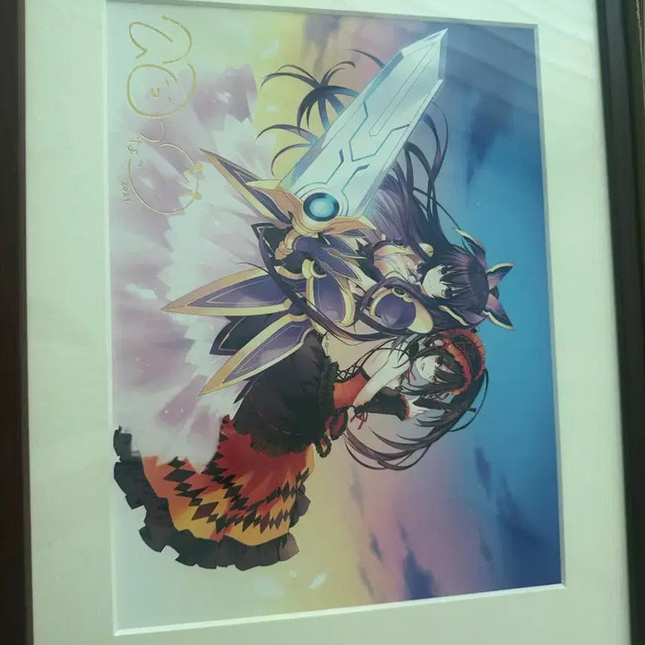 [BUNJANG] Date A Live Kadokawa Light Novel 2020 Signed Duplicate Original Art (Tohka &amp; Kurumi) - Ultra Rare Limited Edition / 초희귀/한정판] 데이트 어 라이브(데어라)카도카와 라이트노벨 2020 작가사인 복제 원화 (토카 &amp; 쿠루미)
