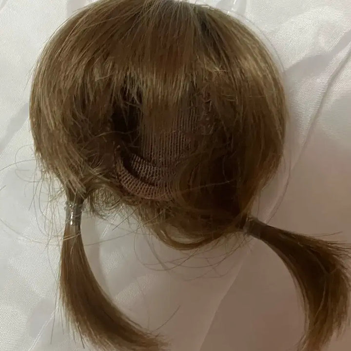[BUNJANG] BJD Wig Twin Tail Brown Hannahsu HW-1015 4-5 inch / 구체관절인형 구관 가발 한나수 HW-1015 커피브라운