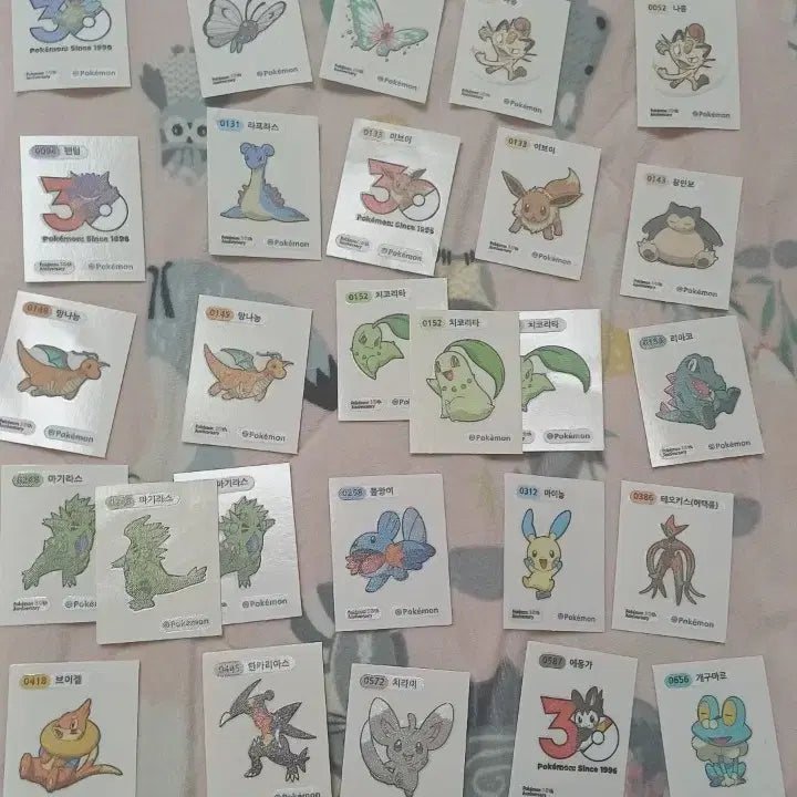 [BUNJANG] Pokemon Stickers Bundle / 포켓몬 띠부실 140개쯤 8에 팝니다
