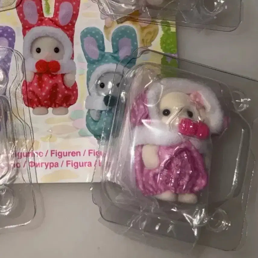 [BUNJANG] Sylvanian Families 40th Anniversary Limited Edition Kuji Colorful Usagi Rabbit Blind Pack (Pink) / 핑크) 실바니안 40주년 한정판 쿠지 컬러풀 우사기 토끼 블라인드팩 핑크 분홍