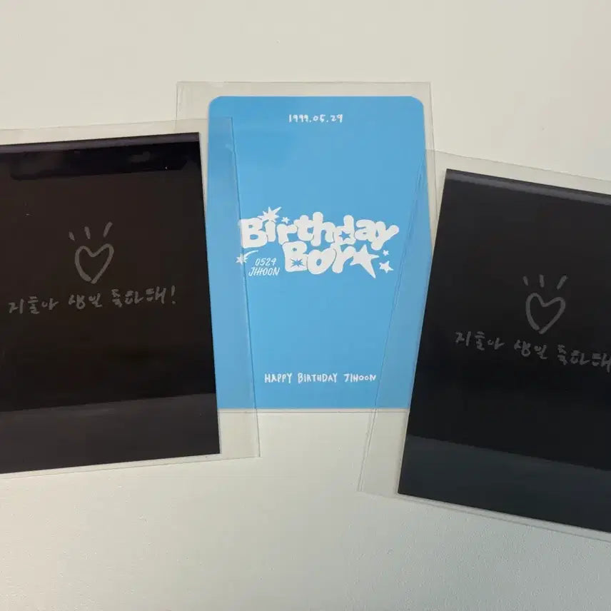 [BUNJANG] Park Ji Hoon 2025 Birthday Boy Photopackage Bundle Set / 박지훈 2025 Birthday Boy 생일카페 생카 포토패키지 포카 일괄