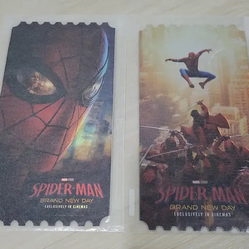 [BUNJANG] Spider-Man Original Ticket 2 Types Set (OT) / [전용박스 안전포장] 스파이더맨 오리지널티켓 2종 세트 (오티)