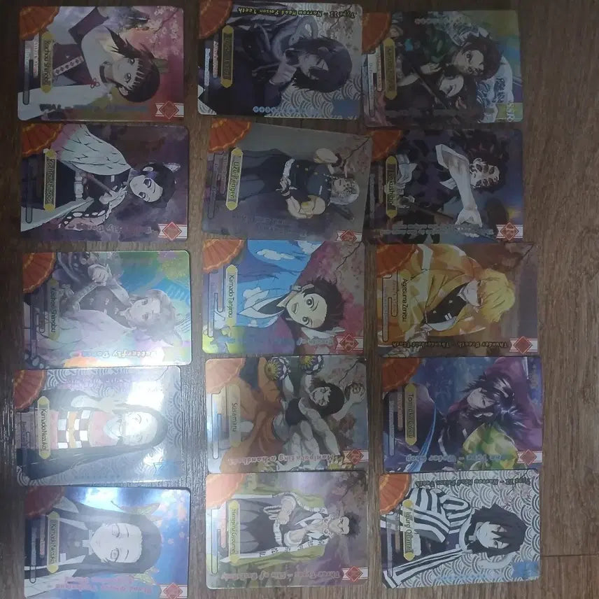 [BUNJANG] Demon Slayer Character Card Set / 귀멸의 칼날 카드 세트