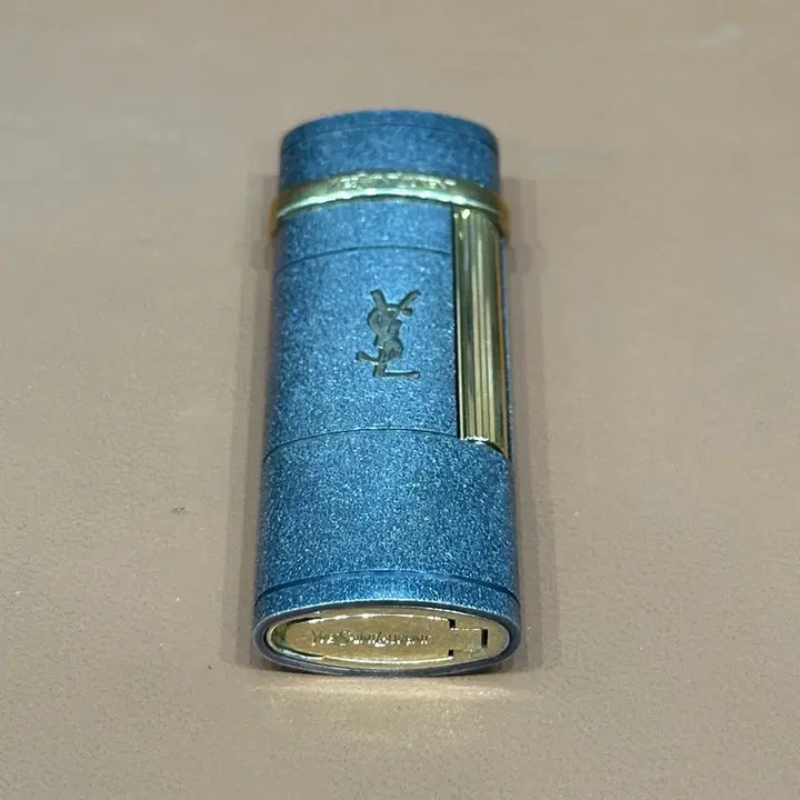 [BUNJANG] Vintage Yves Saint Laurent Gas Lighter / 빈티지 YSL 입생로랑 그레이 골드 가스라이터