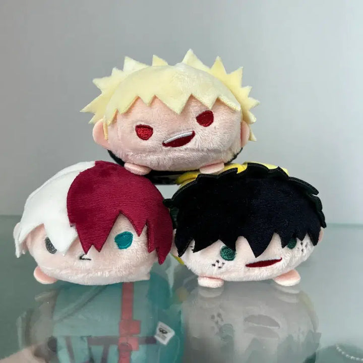 [BUNJANG] My Hero Academia Bakugo Midoriya Todoroki Chibi Plush Set / 히로아카 바쿠고 미도리야 토도로키 치비 누이