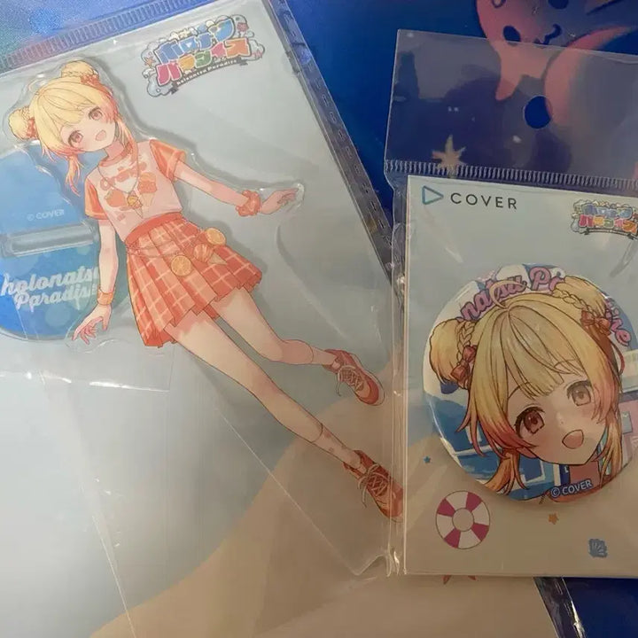 [BUNJANG] Otonose Kanade Hololive Summer Paradise Acrylic Stand &amp; Can Badge Set / 오토노세카나데 홀로나츠 파라다이스 아크릴스탠드&amp;캔뱃지